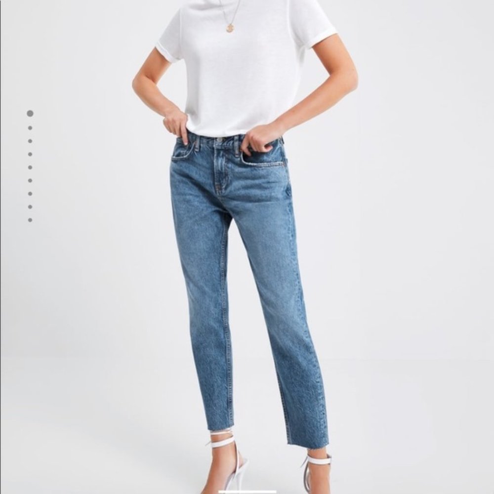ZARA Vintage Straight Ankle Jeans (Worn Once)